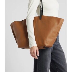 All Saints Leather East/West Tote Bag